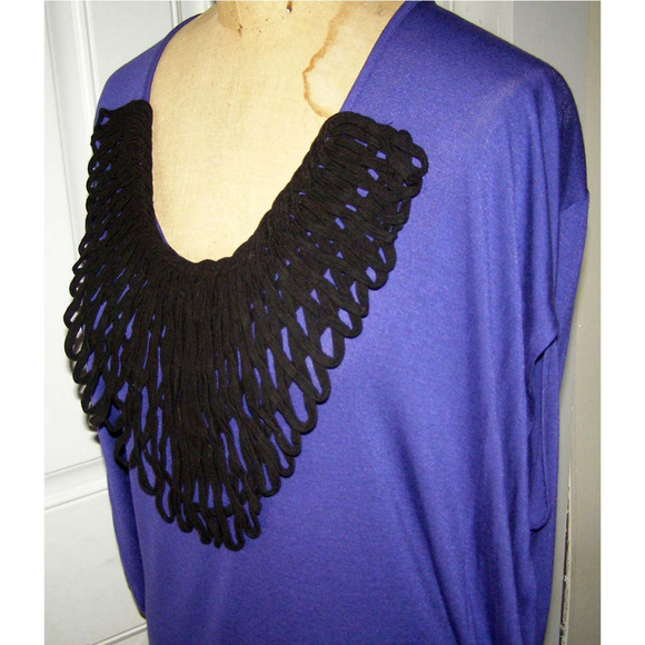 💗 NWT Collective Concepts Top S/M 4-10 Violet - Picture 4 of 8